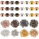 thumbnail image 1 of 800 cuentas de engarce redondas en 8 colores - Topes y espaciadores de 4 mm - Tope de extremo de abrazadera - Accesorios para engarzar, 1 of 7