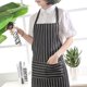 thumbnail image 2 of Delantales de cocina de cocina, delantal suave de chef con babero ajustable con 2 Poc, 2 of 5