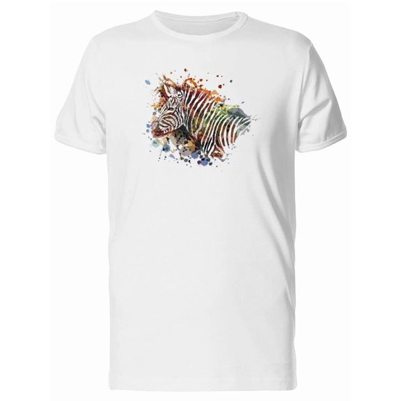 Paint Splash Zebra Tee Men's -Image by Shutterstock