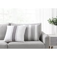 thumbnail image 4 of Better Homes & Gardens, Reversible Stripe Pillow, Square, 20" x 20", White, 1 Pack, 4 of 5