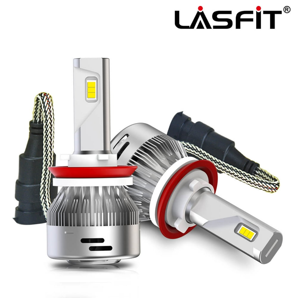 Lasfit H11 H8 H9 LED Headlight Bulbs High Low Beam Fog Light, 60W