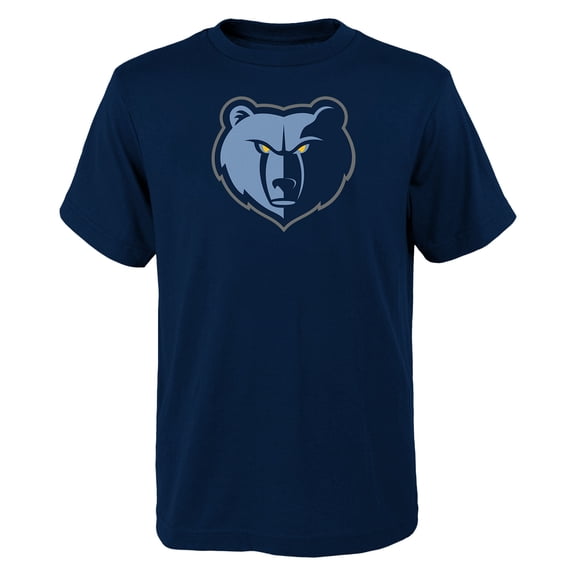 Youth Outerstuff Navy Memphis Grizzlies Primary Logo T-Shirt