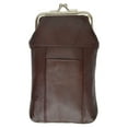 thumbnail image 3 of New Design Genuine Leather Cigarette Case with Lighter Pouch 1841 (C) Dark Green, 3 of 7