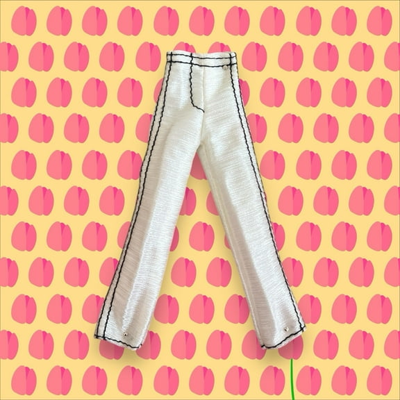 Lol Surprise doll OMG Bartz VTG 1981 WESTERN SKIPPER doll sister orig white jeans flawed Denim pants