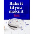thumbnail image 7 of Betty Crocker 8-Inch Travel Pizza Maker Plus, Indoor Electric Grill with Insulated Travel Bag, Nonstick Pan for Pizzas, Quesadillas, Nachos and more, Personal Pizza Machine, 760W, BC-4959CW, White, 7 of 7