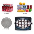 thumbnail image 4 of Insulated Crossbody Lunch Bag 10L Lunch Tote with Adjustable Shoulder Strap for Work Office Picnic Serene Blue Lotus Flower, 4 of 6