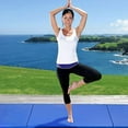 thumbnail image 4 of FDW 4'x8'x2" New Folding Panel Gymnastics Mat, Perfect for Indoor/Outdoor Exercise(Blue), 4 of 7