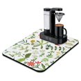 thumbnail image 1 of Absorbent Microfiber Dish Drying Mat, Rare Vintage Botanical, Wild Flowers & Herb Design, Large 18x24 Inch, Perfect for Kitchen Counter and Coffee Bar Decor, 1 of 7