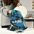 thumbnail image 3 of Blue Dinosaur Skeleton Dish Towels Set of 6, Cartoon Washable Tea Towels Dishcloths Lint-Free 18x28 Inch Fast Drying for Kitchen Restaurant Bar Clean, 3 of 7