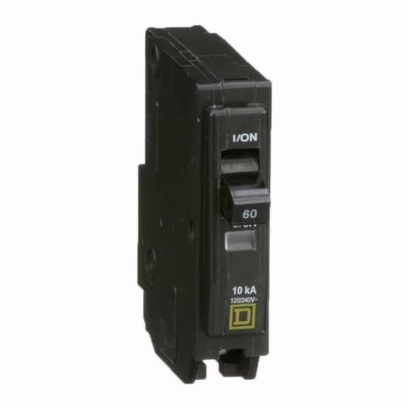Square D Circuit Breaker,60A,Plug In,120/240V,1P QO160
