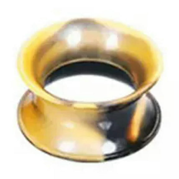 EOEMY Pair Thin Silicone Ear Skin Ear Tunnels Plugs Gauges Earskin Earlets Flesh Gauge-Yellow-8mm-10Pcs