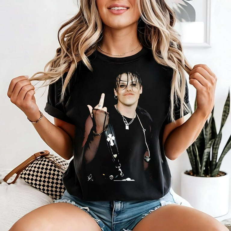 YUNGBLUD グラフィックTシャツ Lサイズ Yungblud Logo T-Shirt, Men's And Women's Graphic Tee 100