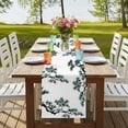 thumbnail image 4 of Table Runners 70 Inches Long Dress Scarves, Teal Pine Tree Farmhouse Coffee/Dining/Kitchen Table Decor, Holiday Table Runner, Farmhouse Botanical Country 13x70 Inch, 4 of 9