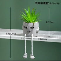 GERsome Fake Succlent plants in pots fake plant room decor funny desk decorations for women cute decorations for work office plants for desk