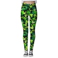 thumbnail image 1 of WILLBEST Mallas Estampadas Informales Para Mujer, Leggings de Yoga de Cintura Alta, Suaves, Transpirables, Para Entrenar, Correr, Pantalones Deportivos Elásticos Extra Grande, 1 of 4