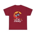 thumbnail image 2 of Cat Daddy Vintage 80s Style Cat Retro Sunglasses Distressed T-Shirt, 2 of 2