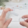 thumbnail image 4 of 20 tarros de viaje para cosméticos, de 5 ml, para cremas, maquillaje, muestras, con tapas, para mujeres, con purpurina, para decoración de uñas., 4 of 5