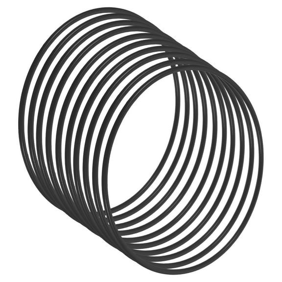 BESTYASH 10Pcs Black Metal Hoops for Crafts Dreamcatcher Frame Making and Floral Wreath Supplies