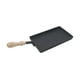 thumbnail image 3 of Plancha de hierro fundido para carne con mango largo, sartén antiadherente portátil para asar, sartén para interior y exterior, cocina casera, 3 of 9