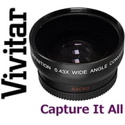 HD Wide Angle Lens With Macro For Panasonic HC-WX970 HC-VX870 HC-V770 HC-WX970M