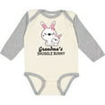 thumbnail image 3 of Inktastic Grandma's Snuggle Bunny Easter Girls Long Sleeve Baby Bodysuit, 3 of 5