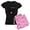 With Pink Camo Pant, variant on - Cute Stylish Grandma Of The - Women's Dark Pajamas