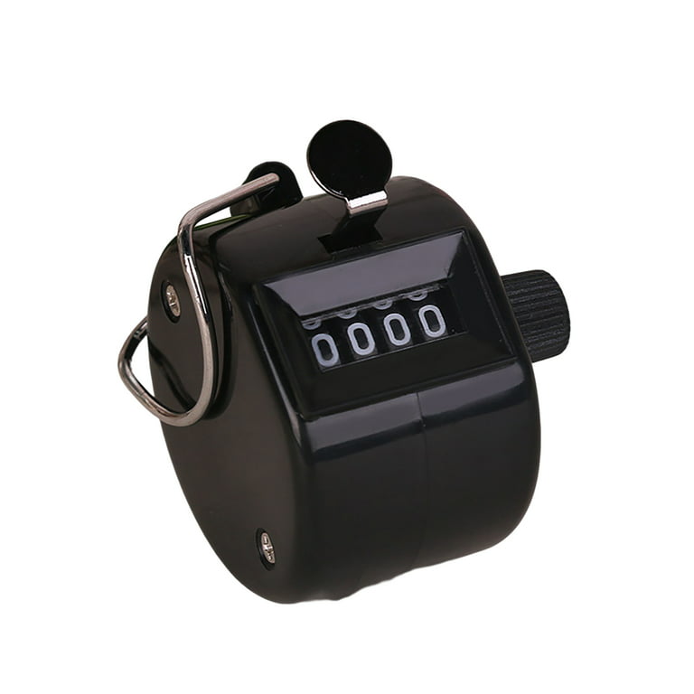 Hand Tally Counter 4 Digit Tally Counter Mechanical Palm Click Counter  Clicker 