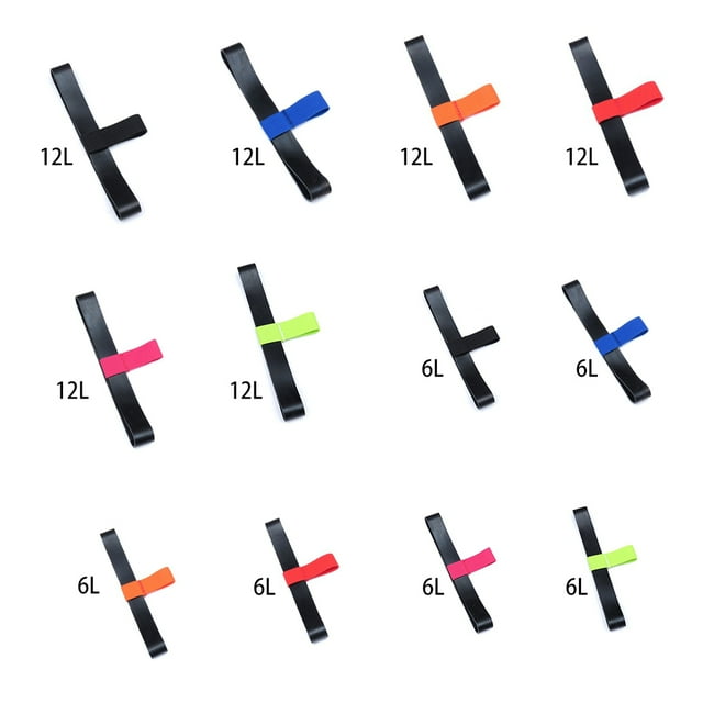 Diving Cylinder Side Mount Elastic Rubber Band Decompression Bottle Hose Fixing Retainer Strap Outdoor Equipment Accessory 6L Green