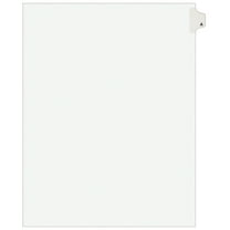Avery Individual Legal Dividers Avery Style, Letter Size, Side Tab A (1401)