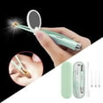thumbnail image 3 of serony Luminous Ear Pick Curette Wax Nose Pick Cleaner Ear Wax Remover Green 2Pcs, 3 of 9