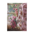 thumbnail image 2 of YAZAOO Square Tablecloth Tea Set with Pink Roses Pattern Tableclothes, 2 of 9