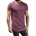 thumbnail image 2 of PEASKJP Mens T Shirts Men's Power Cotton Blend Short Sleeve T Shirts (A,XL), 2 of 3