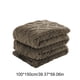 thumbnail image 2 of Lunxisen 1 Pcs Soft Fleece Throw Blanket Cozy Lightweight Blanket for Bed, Sofa Travel Warm Plush Decorative Throw for Home(59*39in), 2 of 9