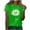 b2-Green Blouses, variant on NSLGXD Women's T-shrits Dressy Casual Crew Neck Short Sleeve Blouses Fashion Floral Graphic Tees Lightweight Athletic Tshirts S-3XL Gray Blouses