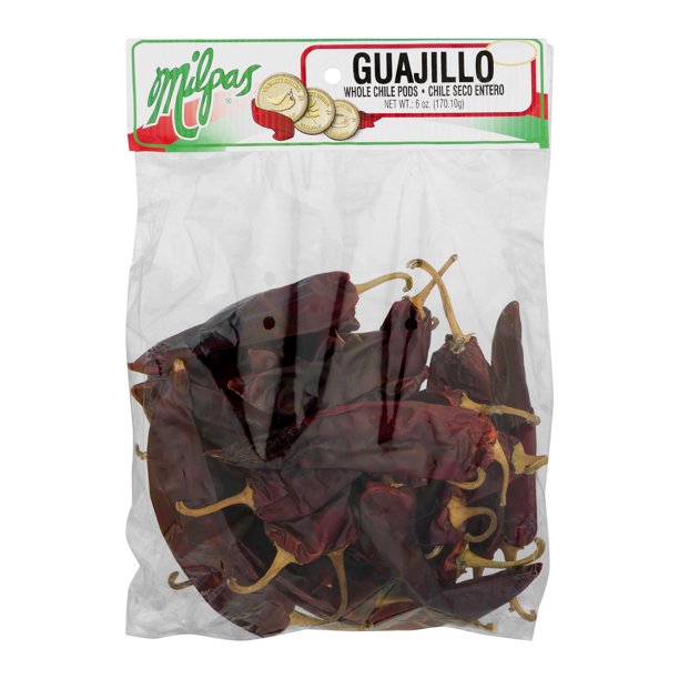 Milpas Whole Chili Pods Guajillo, 6 oz