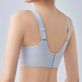 thumbnail image 5 of Women Thin Wireless Bra Seamless Padded Comfortable Stretch Sleep Bralette Plus Size Adjustable Strap Soft Smoothing Everyday Bras T Shirt Bra Padded Light Blue M, 5 of 9