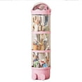 thumbnail image 3 of Home Textile Storage Stuffed Animal Organizer Toy Holder for Kids Room Nursery Playroom Vertical Storage Tube Soft Toy Container 1pc, 3 of 3