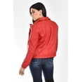 thumbnail image 4 of Chamarra estilo biker Roman Fashion /Juvenil, 7409 (Rojo) rojo G, 4 of 5