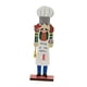 thumbnail image 2 of Cascanueces de madera Cascanueces Figura Estatua Escultura Decoración navideña para Cocinero, 2 of 9