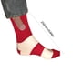 thumbnail image 2 of 1 par de calcetines informales de algodón suave para el hogar, interior, color rojo JShteea Para Estrenar, 2 of 8