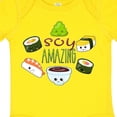 thumbnail image 4 of Inktastic Soy Amazing Cute Sushi and Wasabi Boys or Girls Baby Bodysuit, 4 of 5