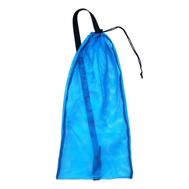 Bolsa de malla de buceo Sunnimix Azul de almacenamiento para natación esnórquel