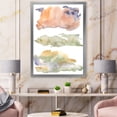thumbnail image 3 of Designart 'Abstract Orange Blue and Beige Green Clouds' Modern Framed Art Print, 3 of 4