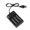 thumbnail image 2 of relayinert Battery Charger USB 3 Slot Portable Rechargeable AA Battery Cell Fast Charging Station Stand, 2 of 6