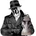 thumbnail image 2 of Inkblot Mask Color Change Watchmen Rorschach Walter Kovacs Cosplay White Halloween Costume Party Ful, 2 of 4