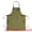 Army Green, variant on Unique Bargains Adjustable Long Waist Cooking Apron with Pocket for Home and Kitchen Black