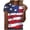 Multicolor 4th of July Top, variant on Htigea Womens American Flag Shirt 4th of July T-Shirt Patriotic Graphic Tees Summer Crewneck Short Sleeve Tops Multicolor S