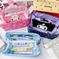 thumbnail image 2 of Sanrio Estuche De Lápices De Gran Capacidad Multicapa Creativo Lindo Estético Para Niños Canela Kuromi De Dibujos Animados Bolsa De Papelería Con Cremallera Caja Para Estudiantes Cosméticos, 2 of 4