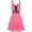 w93# Pink221, variant on Women Dresser Solid Color Sleeveless Buckle Adjustable Strap Ruffled A-Line Gothic Lace-Up Bandage Camisole Fit Flare Mini Dress Fashionable Casual Party Beach Gowns,,XXL