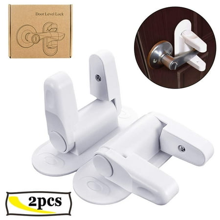 Lnkoo 2 Pcs Door Lever Locks Baby Child Safety Proof Door